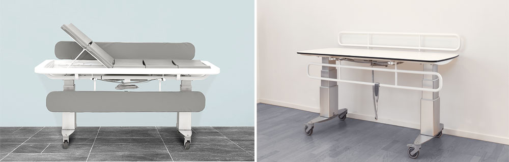 Mobilio – Ergonomiskt skötbord och duschvagn från Ropox
