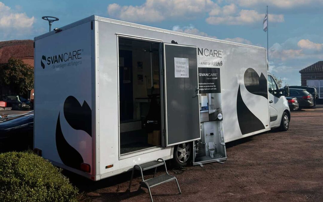 Svancares rullande showroom